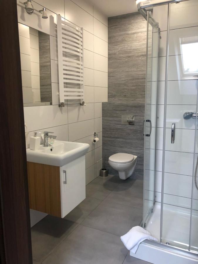 Apartmán Sosnowy Dworek Borków Exteriér fotografie