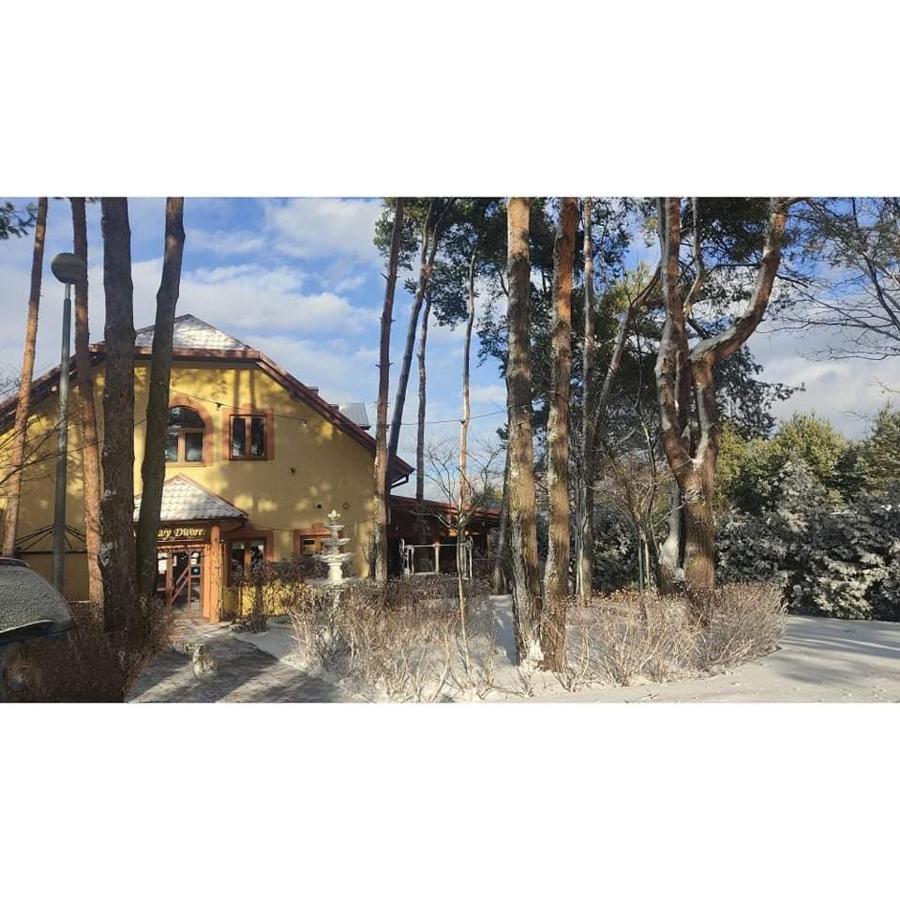 Apartmán Sosnowy Dworek Borków Exteriér fotografie